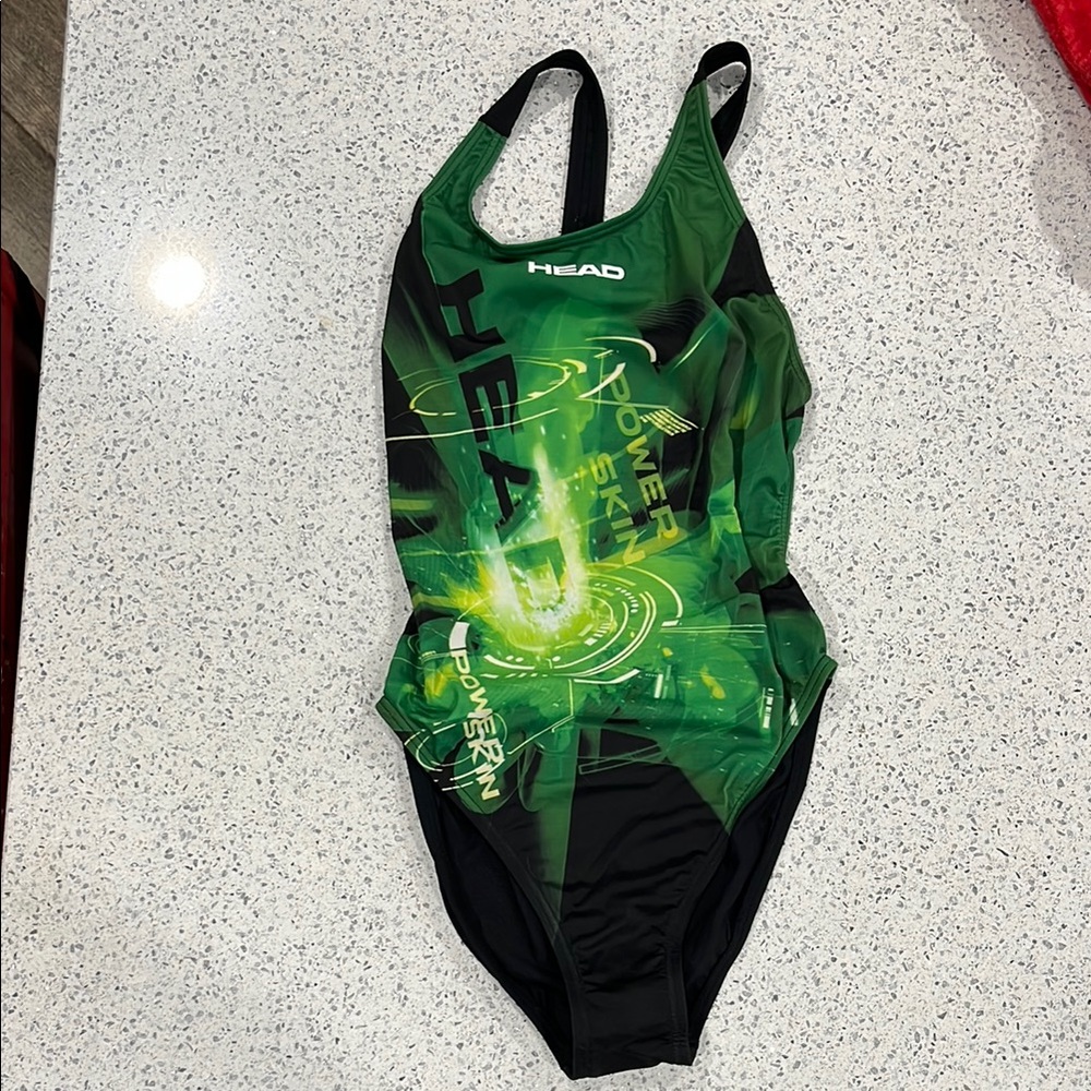 NWOT HEAD Green and Black Swimsuit